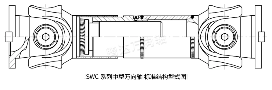 SWC系列中型万向轴 标准结构型式图